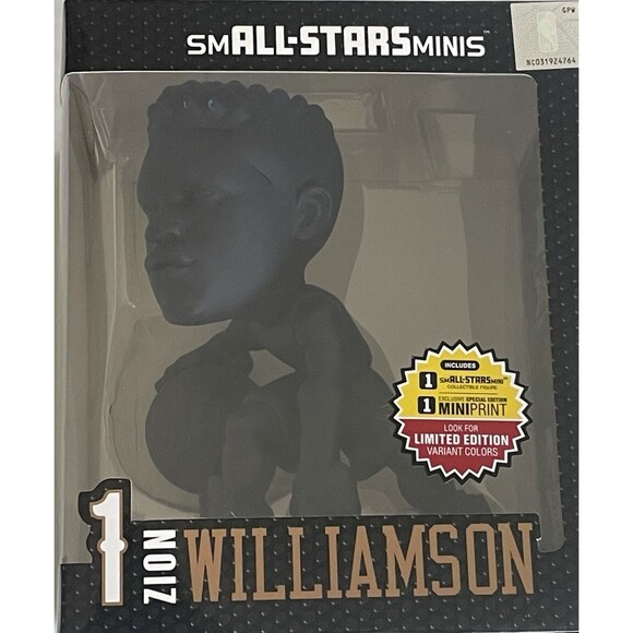 NBALab smALL-STARS Mini 6” Figure #1 Zion Williamson New Orleans - Picture 2 of 10